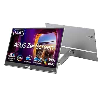 ASUS ポータブルモニター ZenScreen MB16AHV 16インチ Amazon.com: ASUS ZenScreen 16” (15.6 inch viewable) 1080P